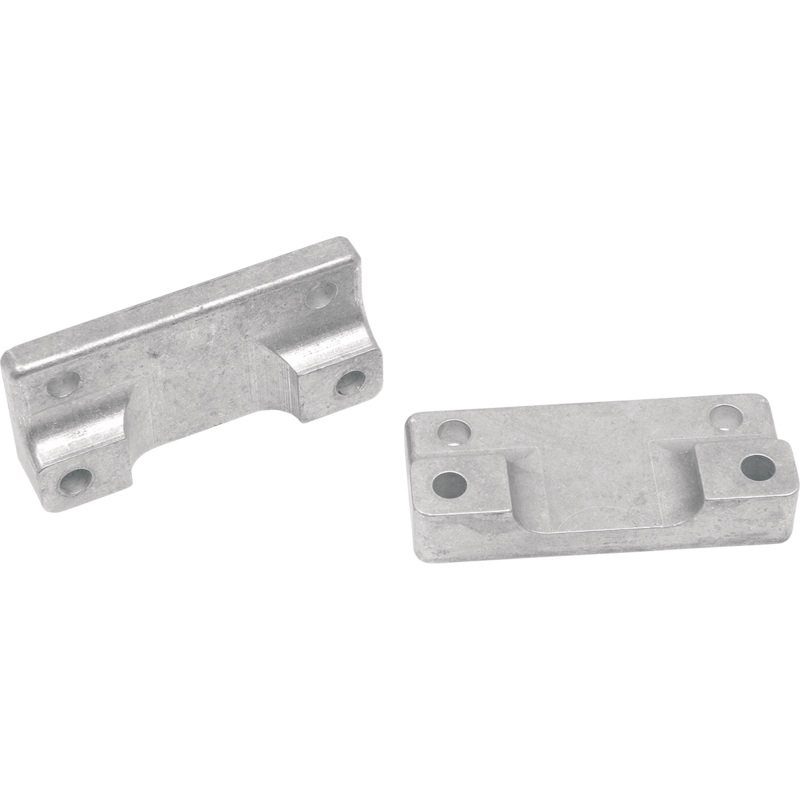 DRAG SPECIALTIES Fender-To-Fork Adapters – Raw Fender-To-Fork Adapter