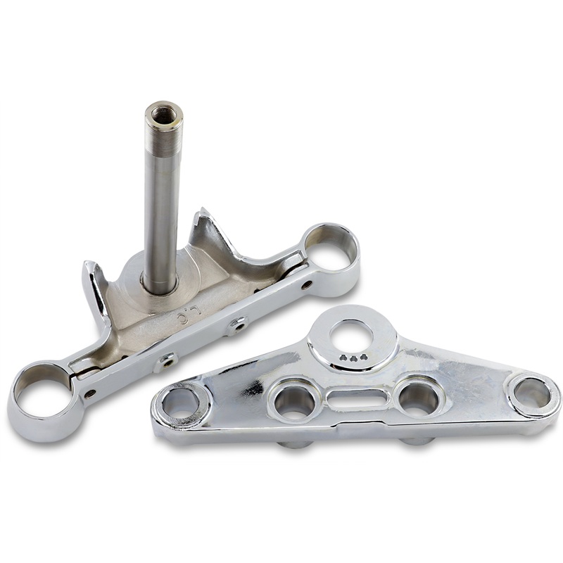 DRAG SPECIALTIES FL-Style Triple Tree – Chrome Triple Tree