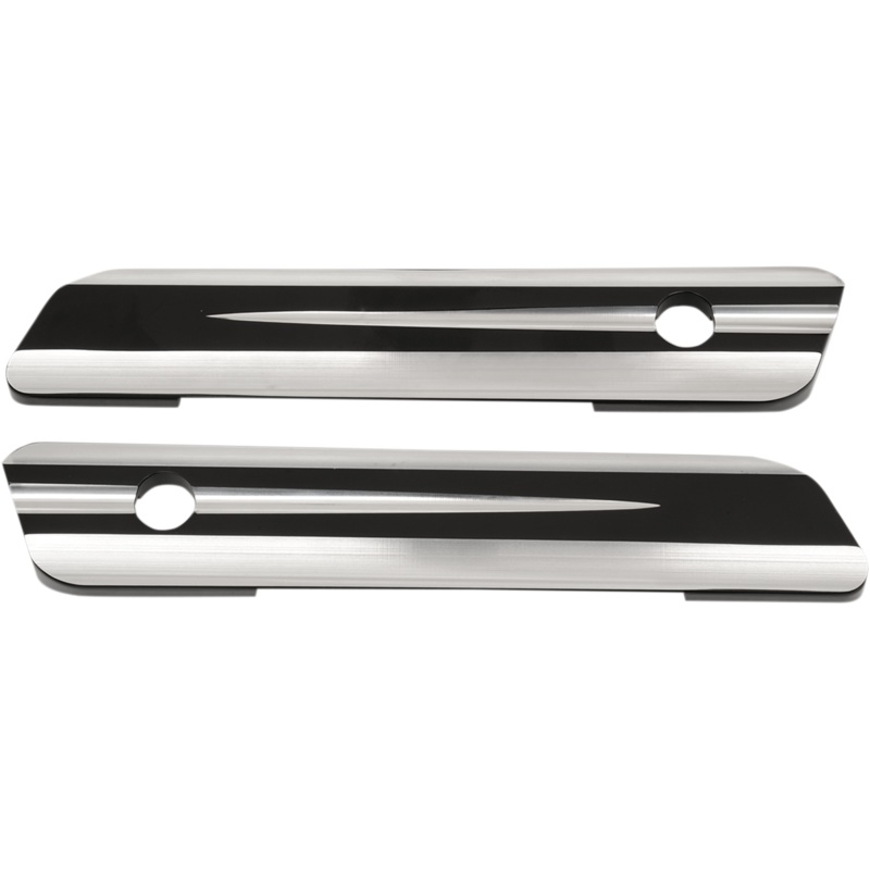 DRAG SPECIALTIES Hinge Covers – Black – FLT 14-19 Saddlebag Hinge Covers
