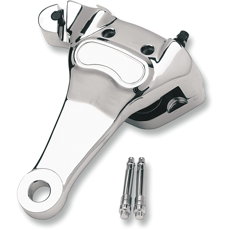 DRAG SPECIALTIES Rear Caliper – 00-03 XL Chrome 4-Piston Brake Caliper