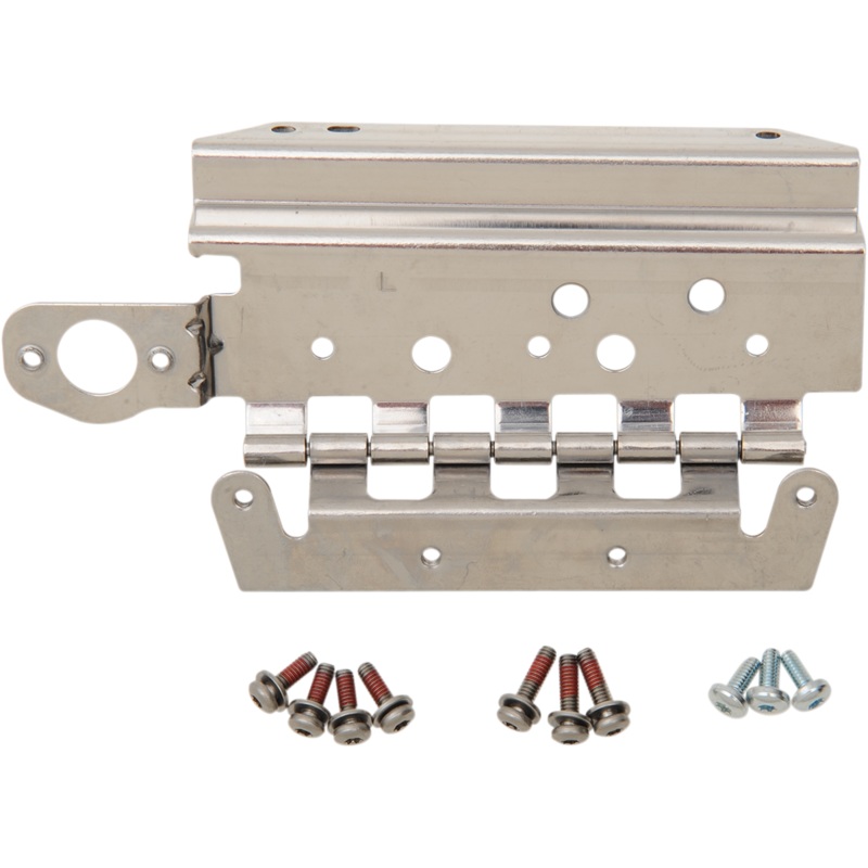 DRAG SPECIALTIES Replacement Saddlebag Lid Hinge Kit – Left Replacement Saddlebag Lid Hinge Kit