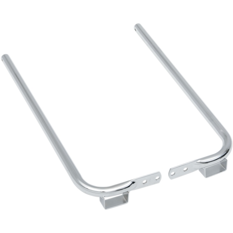 DRAG SPECIALTIES Saddlebag Support Brackets – Chrome – 97-08FLHT Saddlebag  Support