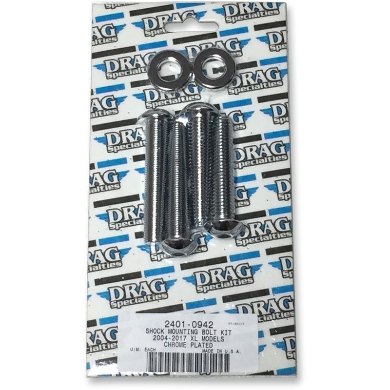 DRAG SPECIALTIES Shock Mount Kit Chrome Shock Mount Kit