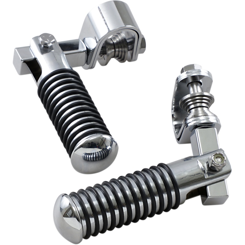 DRAG SPECIALTIES 1-1/4 U-Clip Footpeg Clamp Mount Footpegs
