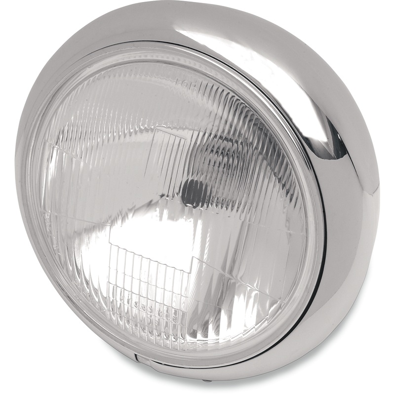 DRAG SPECIALTIES 7 Hydra Glide H4 Headlight 7 Hydra Glide Style Headlight Assembly