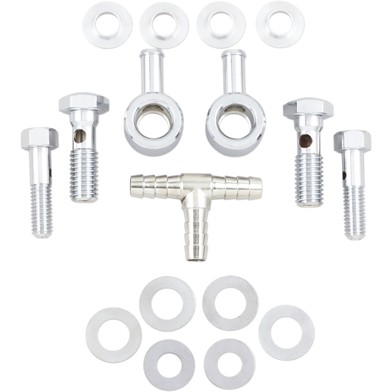 DRAG SPECIALTIES Air/Cleaner Breather Kit 91-17 XL Big Twin Air Cleaner Breather Kit
