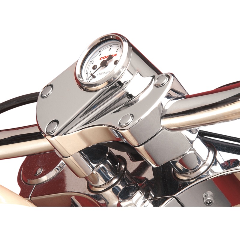 DRAG SPECIALTIES Chrome 1-1/2 Buffalo Risers Buffalo Billet Aluminum Handlebar Riser