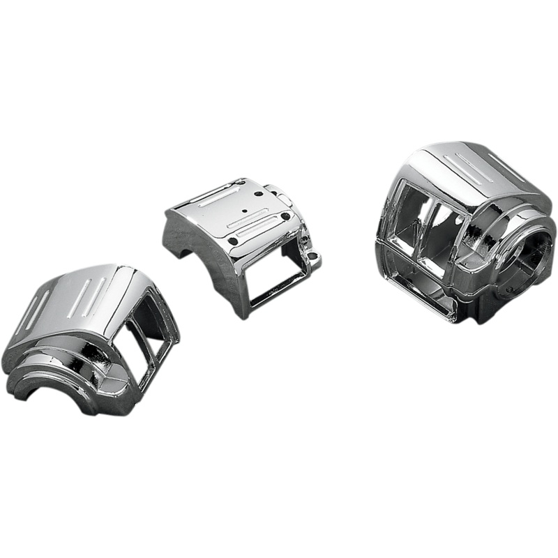 DRAG SPECIALTIES Chrome Switch Housing for ’82 – ’95 Handlebar Switch Housing Kit