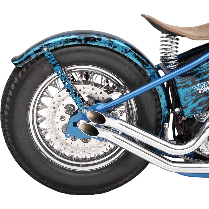 DRAG SPECIALTIES Drilled Brake Rotor – Rear – 11.5 – Harley-Davidson Polished Stainless Steel Drilled Brake Rotor