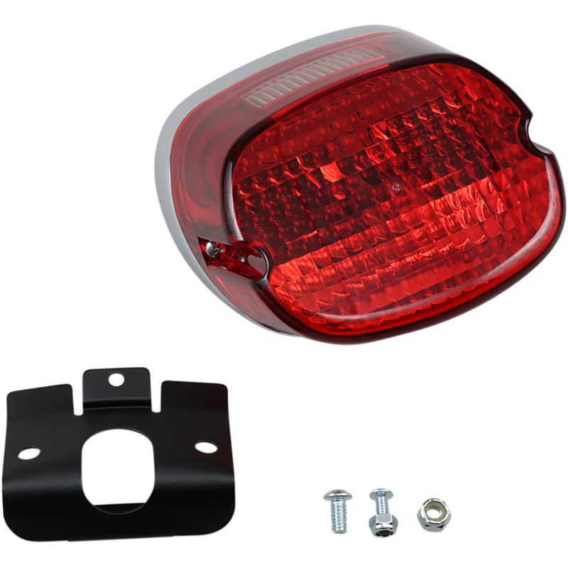 DRAG SPECIALTIES LAYDN T-LIGHT F/73-17 HD Laydown Taillight Assembly