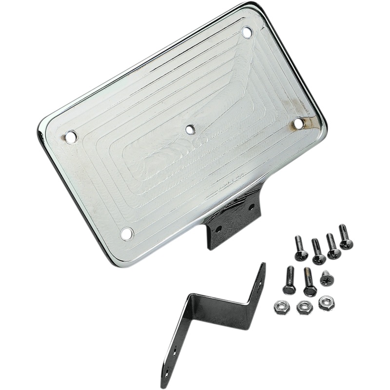DRAG SPECIALTIES License Plate Mount Laydown License Plate Mount