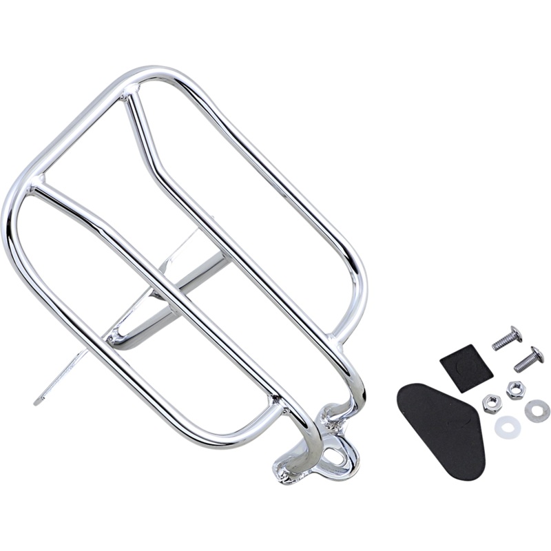 DRAG SPECIALTIES Luggage Rack – Chrome – XL Fender Luggage Rack