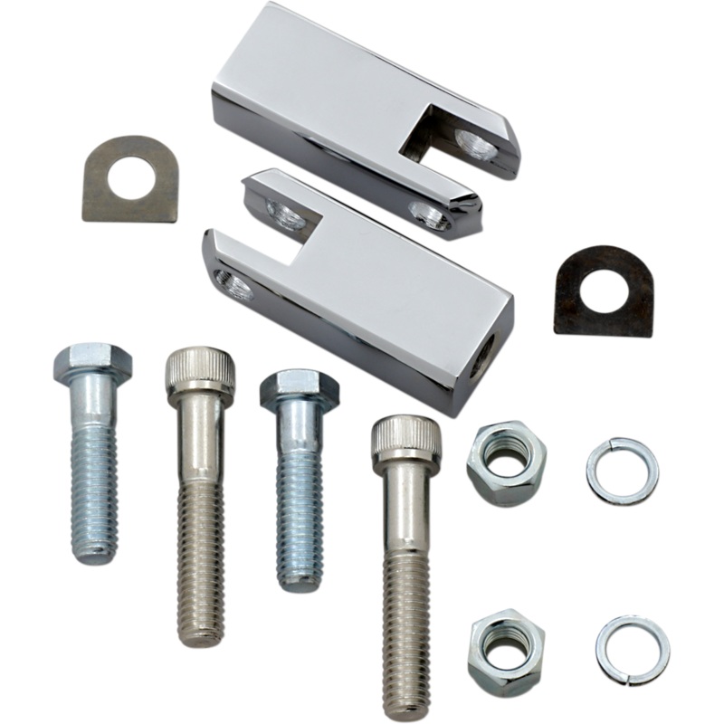 DRAG SPECIALTIES Passenger Peg Mount – Chrome – XL ’83-’03 Passenger Footpeg Mount Kit