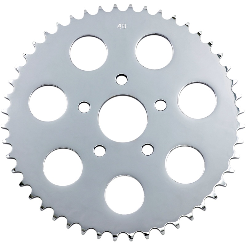 DRAG SPECIALTIES Rear Wheel Sprocket – 48-Tooth – Chrome Rear Wheel Sprocket