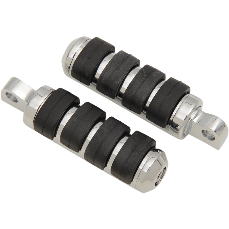 DRAG SPECIALTIES Small Footpegs – Passenger – Male Soft-Ride Footpegs