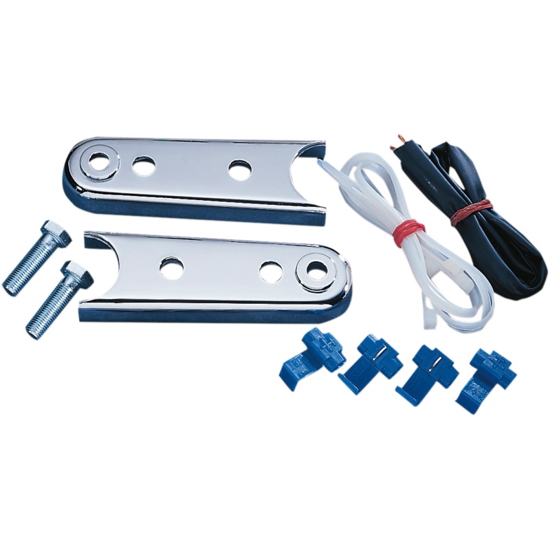 DRAG SPECIALTIES Turn Signal Relocation Kit – ’84-’01 FXST Chrome Rear Turn Signal Relocation Kits