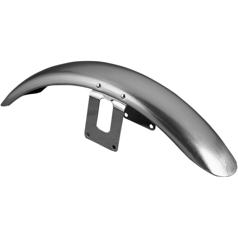 DRAG SPECIALTIES XLX-Style Front Fender with Chrome Side Braces – Steel XLX-Style Front Fender