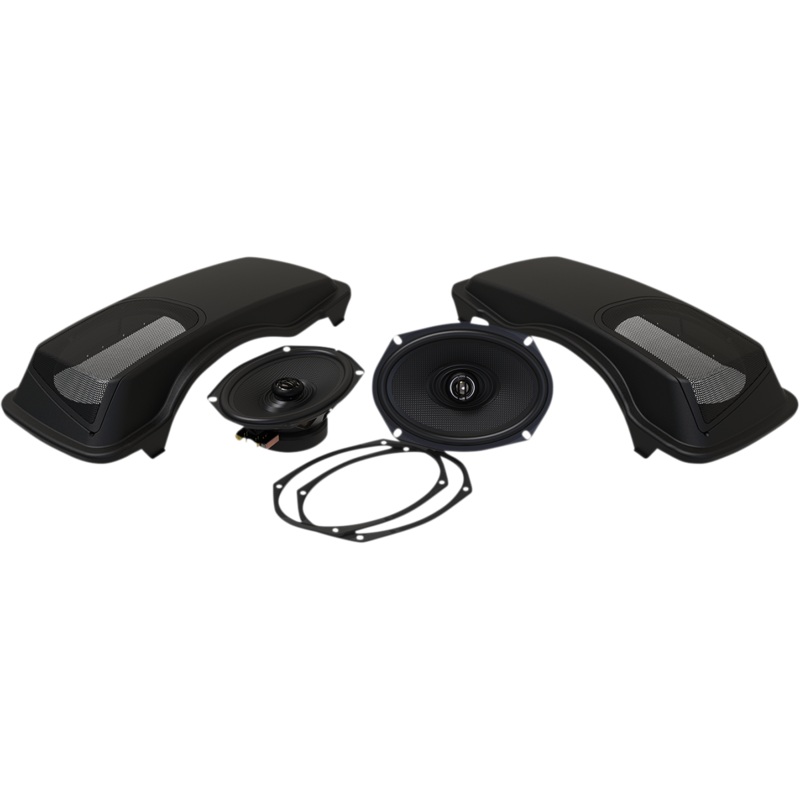 HOGTUNES Speaker Lid – 6X9 XL Speakers Saddlebag Lid and XL Speaker Kit