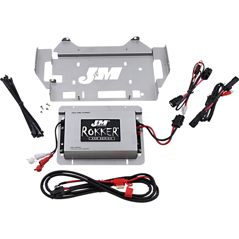 J & M 400w 2-CH Amplifier Kit – 14-20 Street Glide/Ultra 400W 2 Channel Amplifier Kit