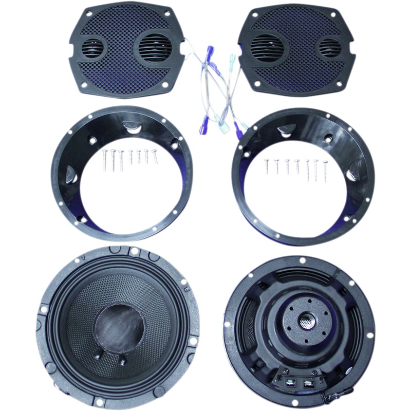 J & M Front Fairing Speaker Rokker XXR 6.71 Speaker Kit