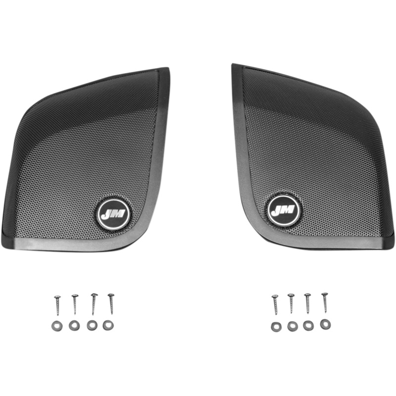 J & M Saddlebag Lid Speaker Grille Set Saddlebag Lid Speaker Grill Set