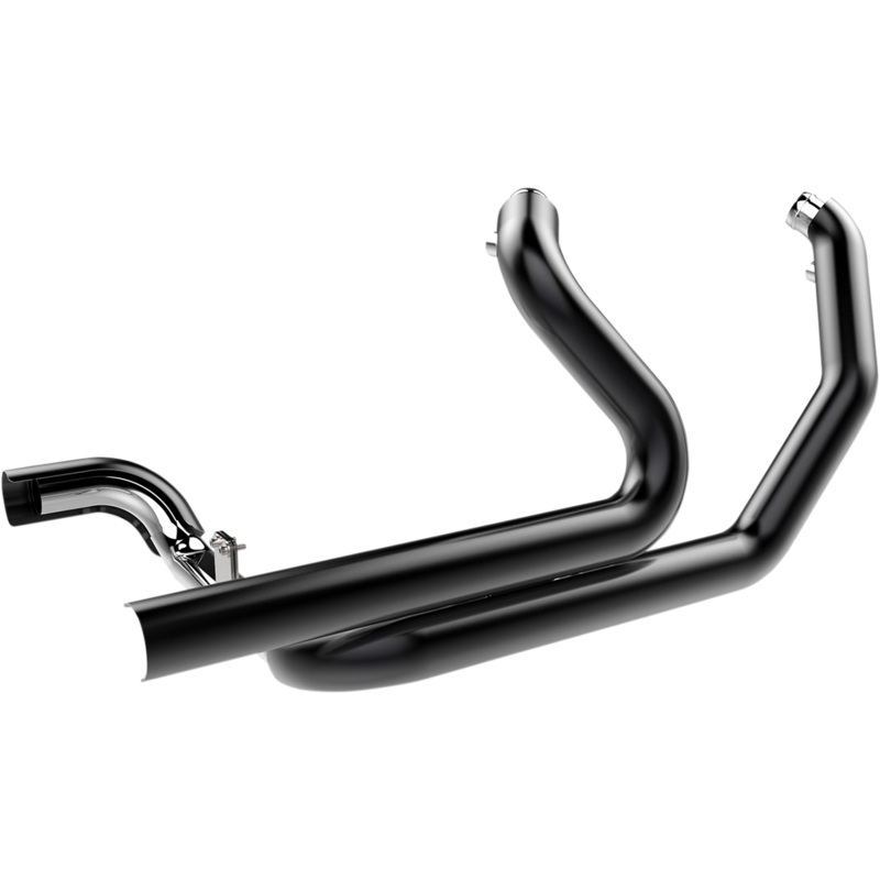 KHROME WERKS 2:2 Headpipe with Heat Shield – Black 2-into-2 Crossover Headers