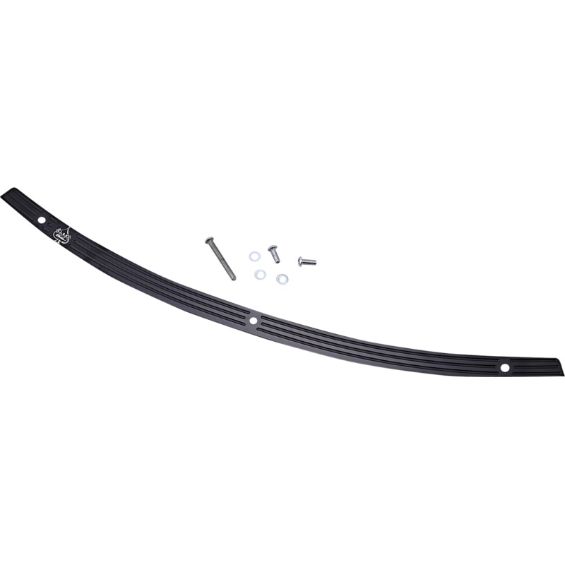 KLOCK WERKS Windshield Trim – Logo – Black – FLH Flare Series Windshield Trim