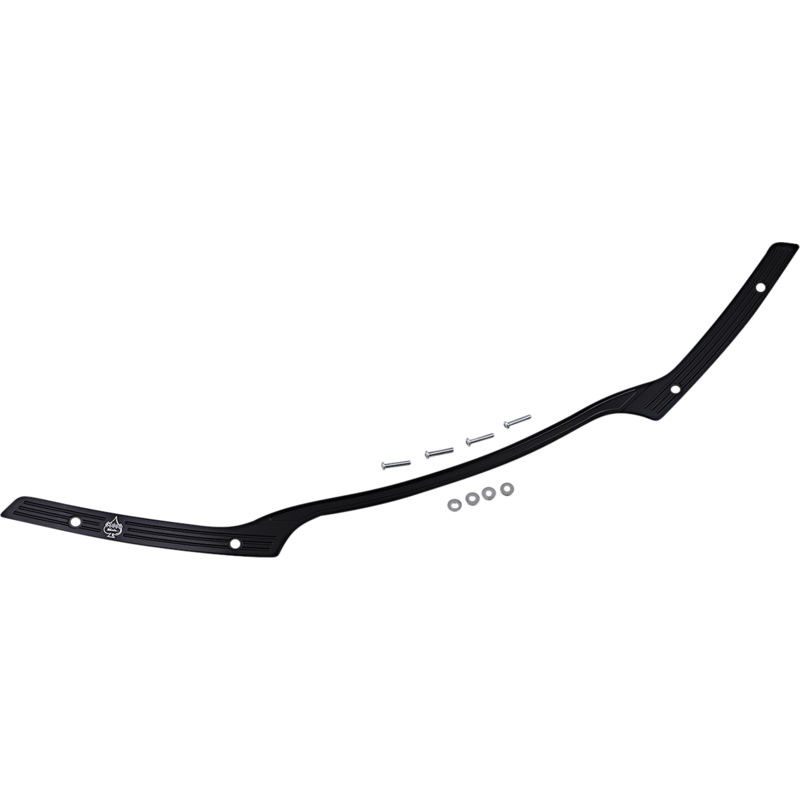 KLOCK WERKS Windshield Trim – Logo – Black – FLTR Flare Series Windshield Trim