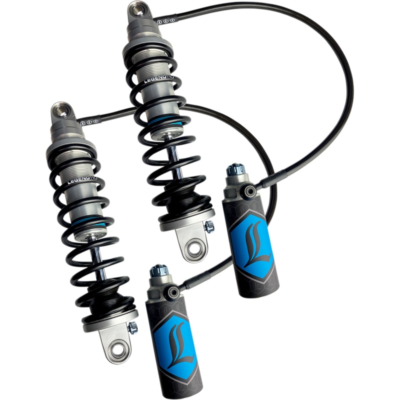 LEGEND SUSPENSION REVO ARC Remote Reservoir Shocks – Heavy Duty – Clear – 14 – ’14-’20 FL REVO ARC Remote Reservoir FL Coil Suspension
