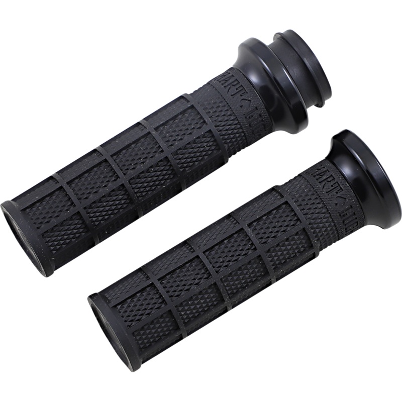 ODI Black/Black V-Twin Grips Harley Hart-Luck Signature V-Twin Lock-On Grips