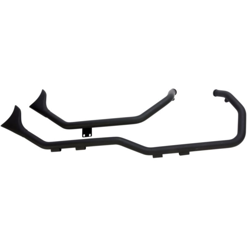 PAUGHCO Side by Side Upsweep Exhaust – Black 1-3/4 Side-by-Side Upsweep Fishtail Exhaust