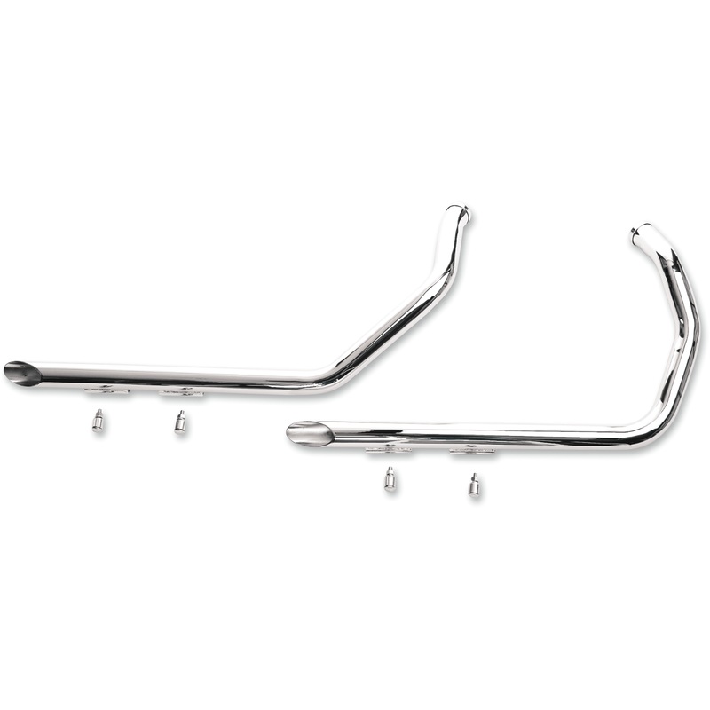 PAUGHCO Slash Exhaust 1-3/4 Drag Pipes for XL