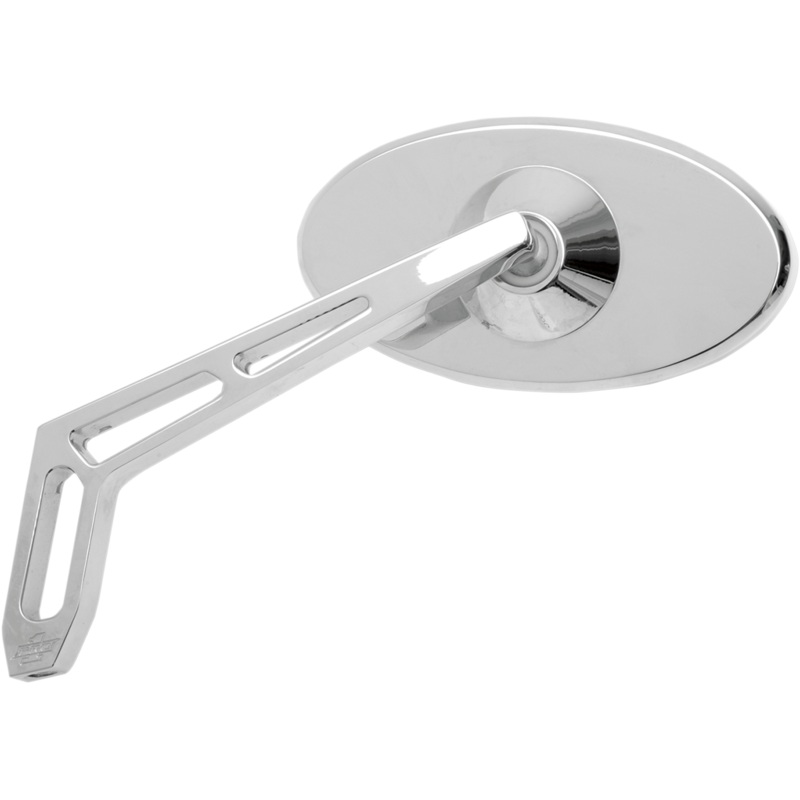 PRO-ONE PERF.MFG. Mirror – Oval – Left Billet Aluminum Mirrors with Clear Glass  Weekend Warrior