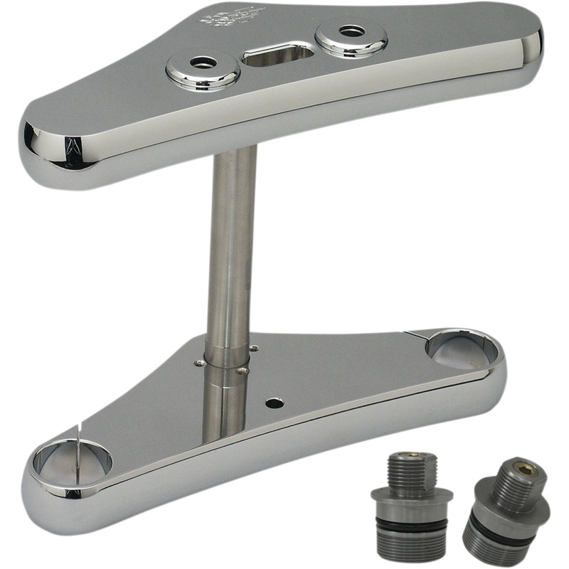 PRO-ONE PERF.MFG. Triple Tree – Chrome – 41 mm – 3 41 MM Blind Top Triple Tree