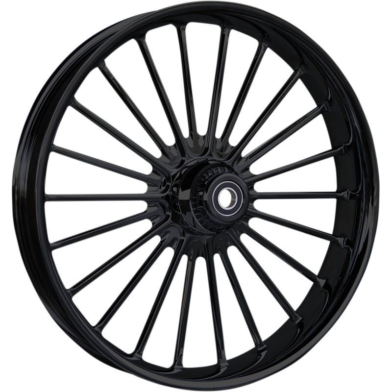 RC COMPONENTS Front Wheel – Illusion – Black – 21 X 3.5 – With ABS One-Piece Forged Illusion Wheel