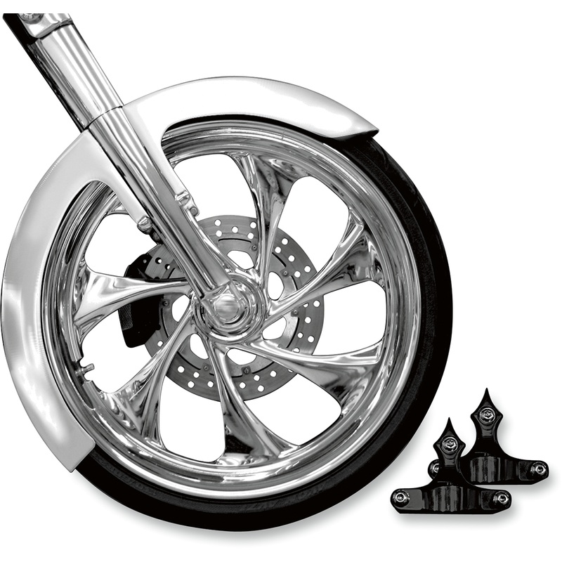 RC COMPONENTS Phantom Front Fender Kit with Black Adapters – For 23 Wheel Front Fender Kit for 23 Wheel