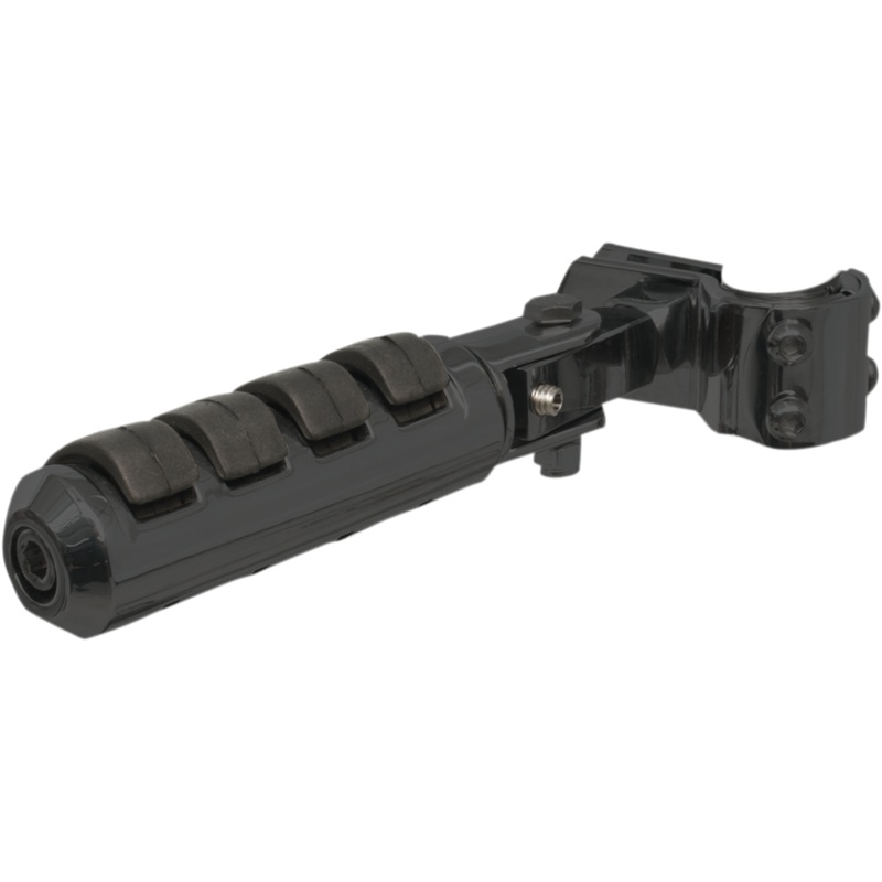 RIVCO PRODUCTS Highway Peg – Black – 1-1/4 Anti-Vibration Highway Pegs with 1-1/4 Clamps