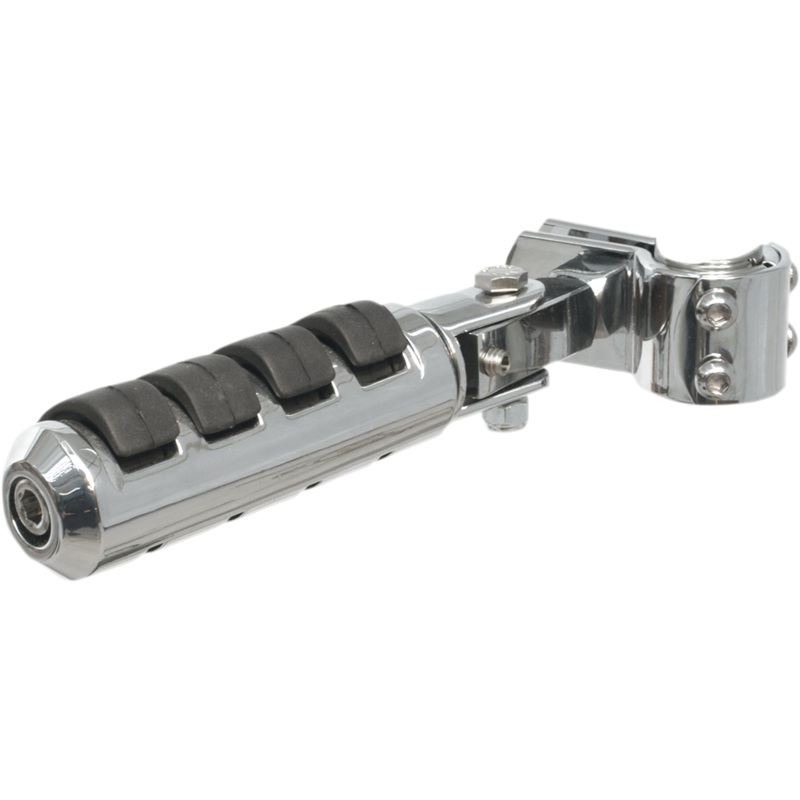 RIVCO PRODUCTS Highway Peg – Chrome – 1-1/4 Anti-Vibration Highway Pegs with 1-1/4 Clamps