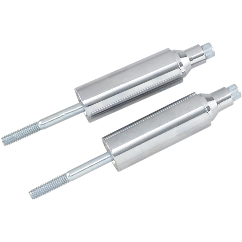 RIVCO PRODUCTS Peg Extension – Chrome – 3 Anti-Vibration Folding Highway Pegs