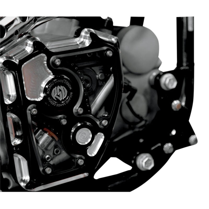 RSD Cam Cover Clarity Contrast Cut 1-17 Twin Cam Clarity Cam Cover
