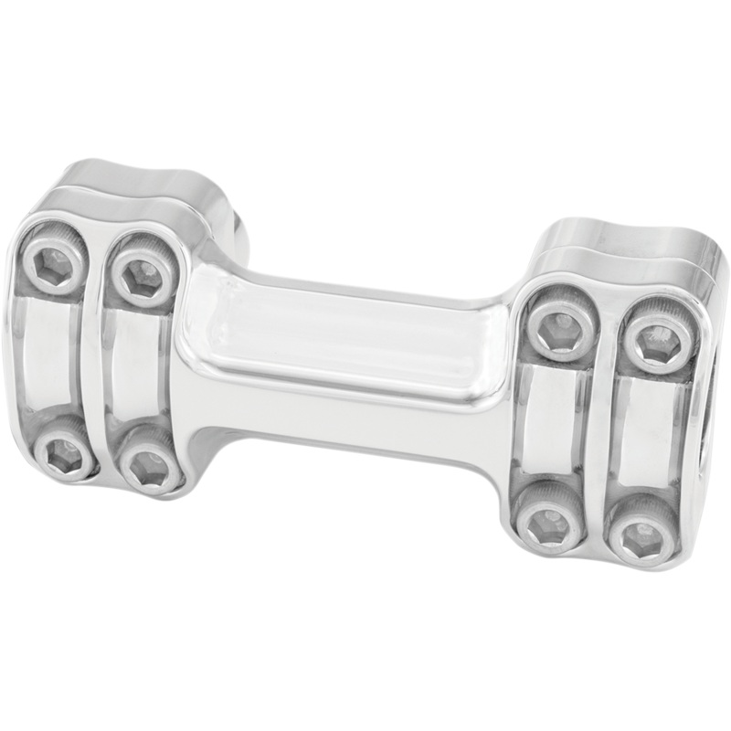 RSD Chrome 1 4 Bolt Nostalgia Riser Nostalgia One-Piece Handlebar Riser