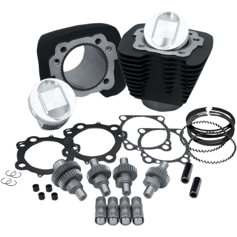 S&S CYCLE Hooligan Kit – 1200-1250 – Black Hooligan Kits