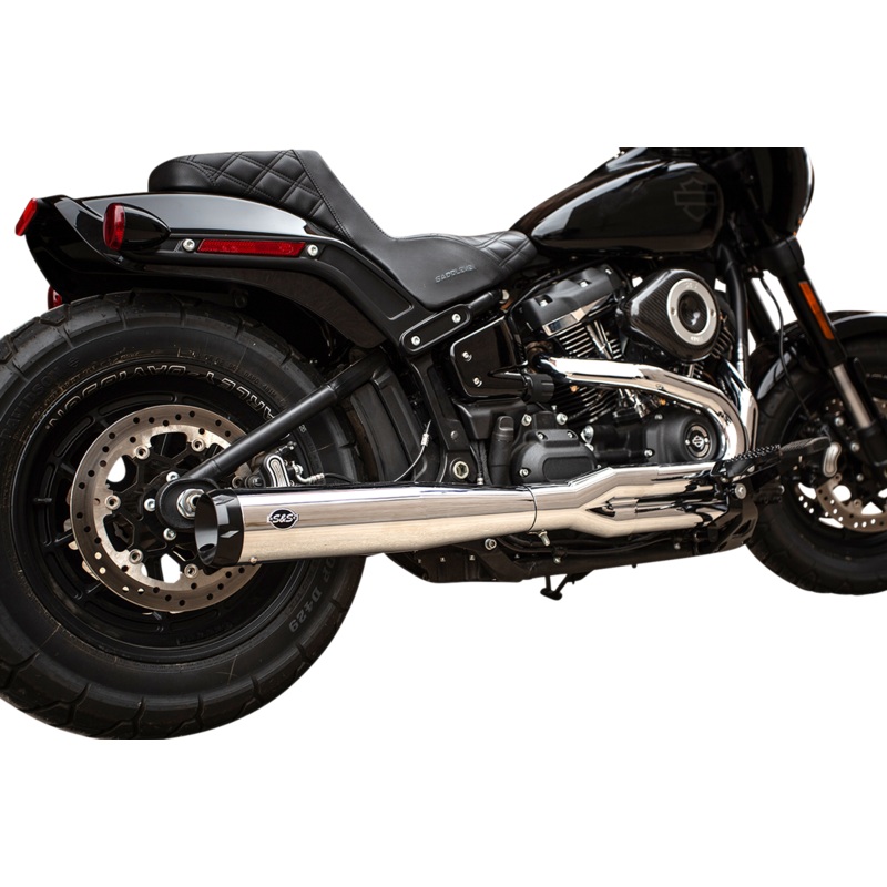 S&S CYCLE 2:1 Exhaust for Softail – Chrome SuperStreet 2:1 Exhaust System