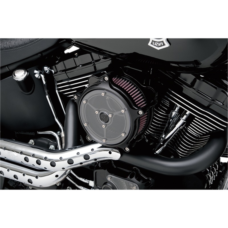 S&S CYCLE Air Cleaner Stealth 99-06 Super E/G Carburetor Super Stock Stealth Air Cleaner Kit