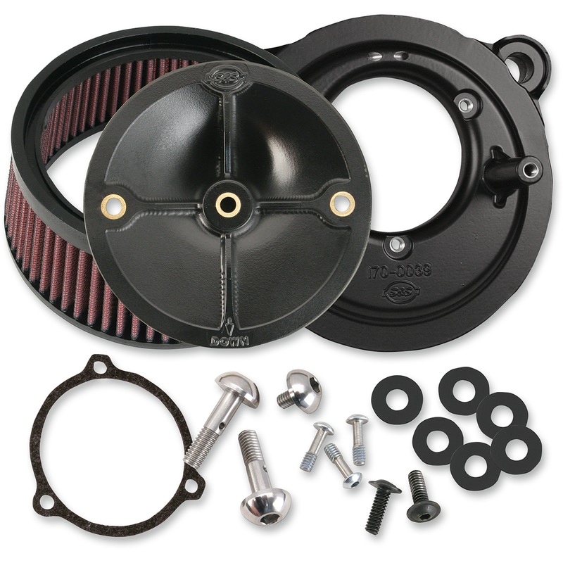 S&S CYCLE Air Cleaner Stealth for/58Mm Throttle Body Super Stock Stealth Air Cleaner Kit