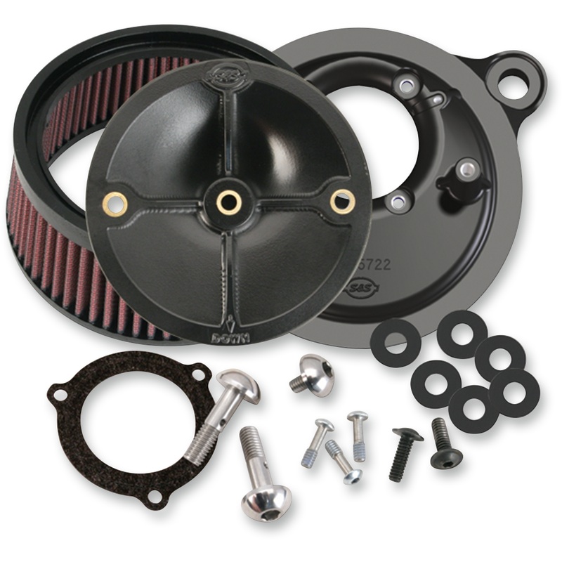 S&S CYCLE Air Cleaner Stealth for/66Mm Throttle Body Super Stock Stealth Air Cleaner Kit