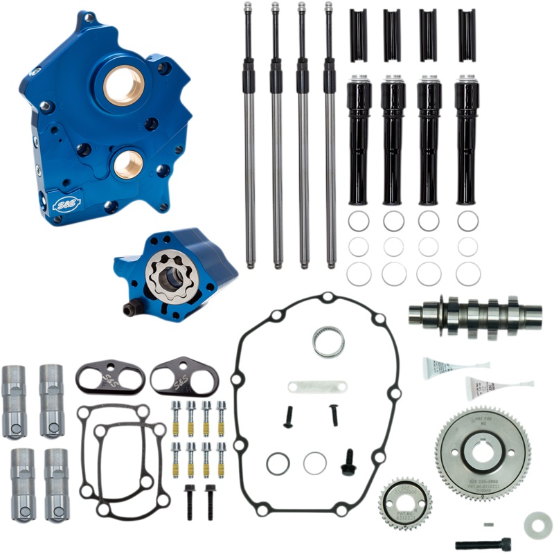 S&S CYCLE Cam Chest Kit – 465 Series – Gear Drive – Oil Cooled – M8 Cam Chest Kit