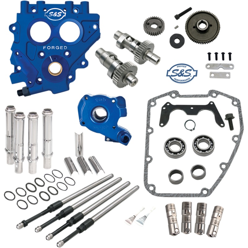 S&S CYCLE Cam with Plate – 551 Series Gear-Drive and Chain-Drive Cam Chest Kit