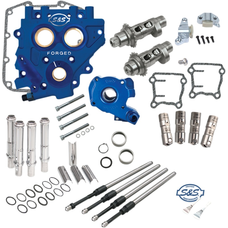 S&S CYCLE Camchest Kit – 585 EZ Start – Chain Drive 585CEZ Easy Start Chain-Drive Cam Chest Kit