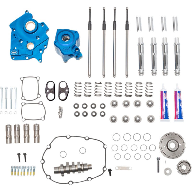 S&S CYCLE Camshaft with plates – 540G – Oil Cooled – M8 540 Camshaft Kit